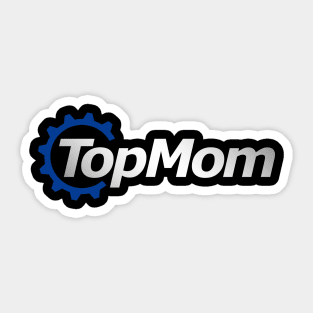 Top Mom Car Fan Sticker